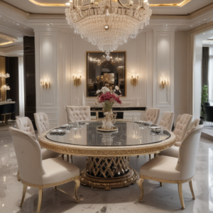 How to Style Your Dining Room with Marble Tables and Luxury Rugs