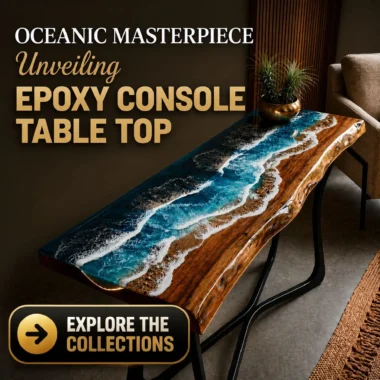 Epoxy Console Table