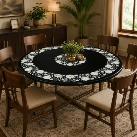 Black Marble Table