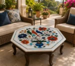Floral Art Center Table